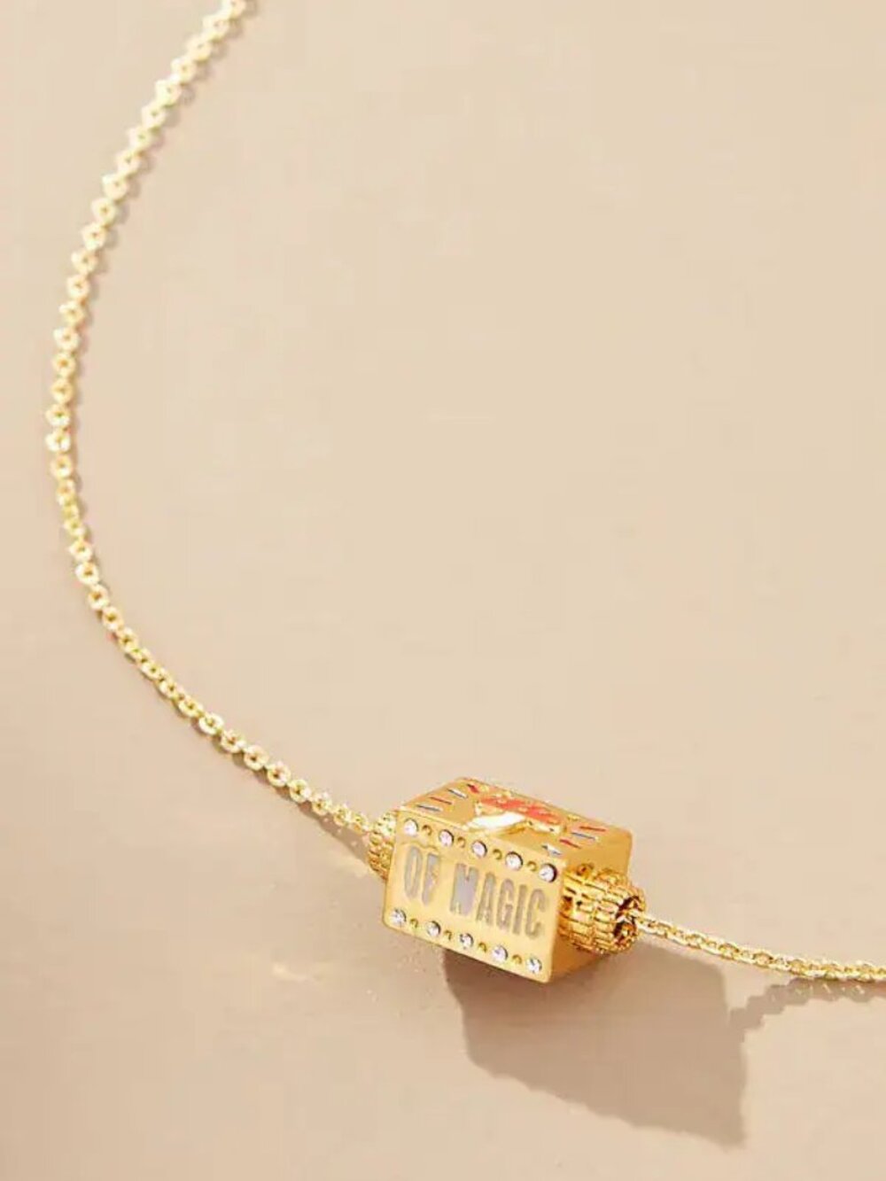 Anthropologie Spinner Pendant Necklace "Of Magic" - NEW NWT - Sold out